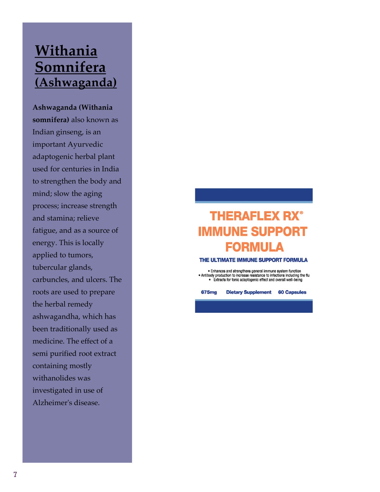THERAFLEX RX IMMUNE SUPPORT BROCHURE WITHOUT PICS_7