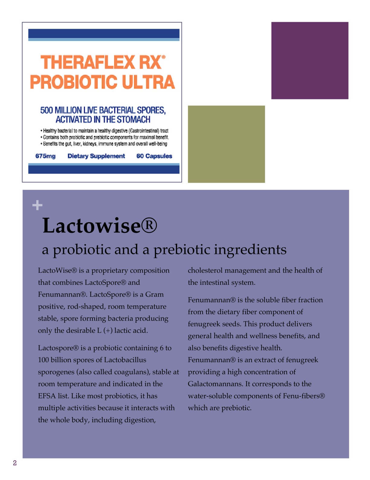 THERAFLEX RX PROBIOTIC ULTRA BROCHURE WITHOUT PICS_2